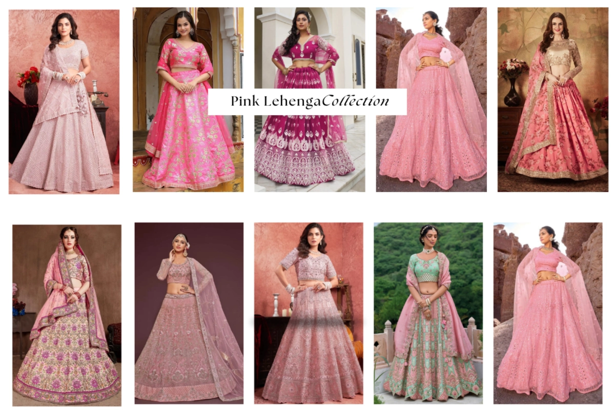 Top 10 Pink Lehenga Collection (1)